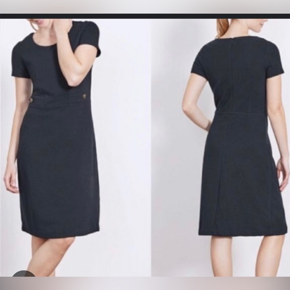 Boden Navy Short Sleeve Dress